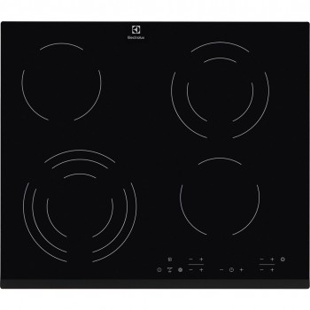 Electrolux EHF6343FOK hob Black Built-in 60 cm Ceramic 4 zone(s)