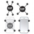 RAM Mount X-Grip Universal Phone Holder with Ball