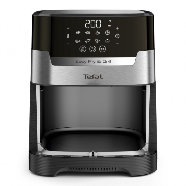 Tefal Easy Fry & Grill EY505D Single 4.2 L Stand-alone 1550 W Hot air fryer Stainless steel Tefal Easy Fry & Grill EY505D Single 4.2 L Stand-alone 1550 W Hot air fryer Stainless steel