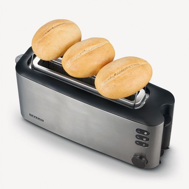Severin AT 2515 toaster 2 slice(s) 1000 W Stainless steel