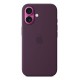 Apple iPhone 16 Silicone Case with MagSafe - Plum