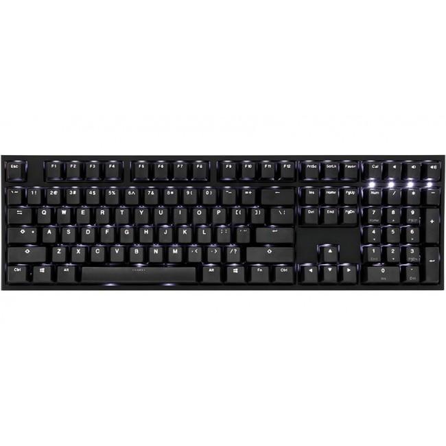 Ducky One 2 White LED keyboard Universal USB German Black, White Ducky One 2 White LED keyboard Universal USB German Black, White