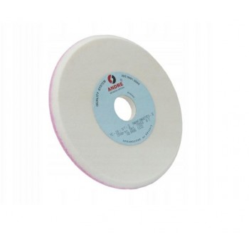 ANDRE PROFILE GRINDING WHEEL 200mm x10/7mm x 32mm 99A60N7/CRA60O7 VTE10-35 WHITE-PINK 