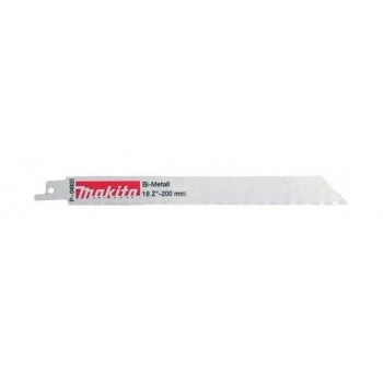 MAKITA BIM RECIPROCATING SAW BLADE 200x0,9mm /5pcs. STEEL, MET. COLOUR. 1.5-3mm