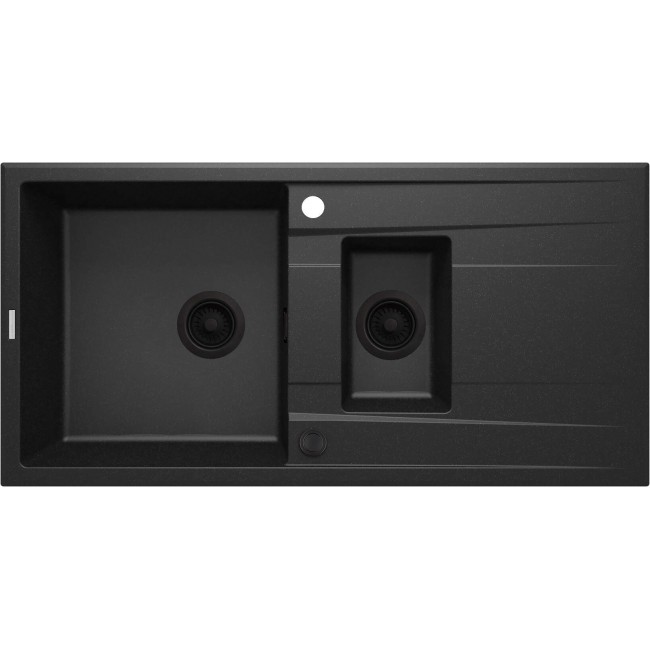 1.5-bowl granite sink with drainer 1.5-bowl granite sink with drainer