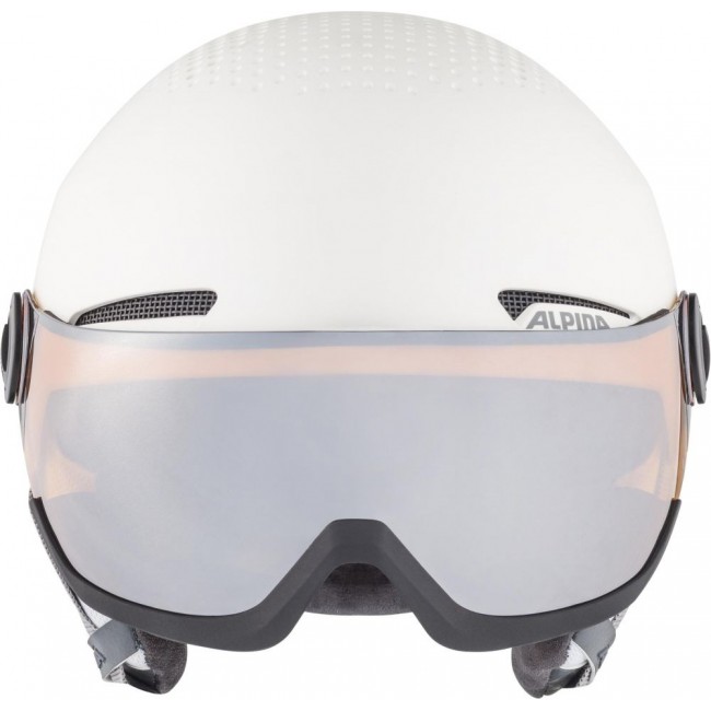 WINTER HELMET ALPINA ARBER VISOR Q-LITE WHITE MATT 54-58 WINTER HELMET ALPINA ARBER VISOR Q-LITE WHITE MATT 54-58