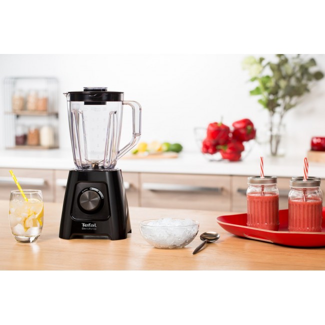Tefal BlendForce II BL4208 blender 1.25 L Tabletop blender 600 W Black