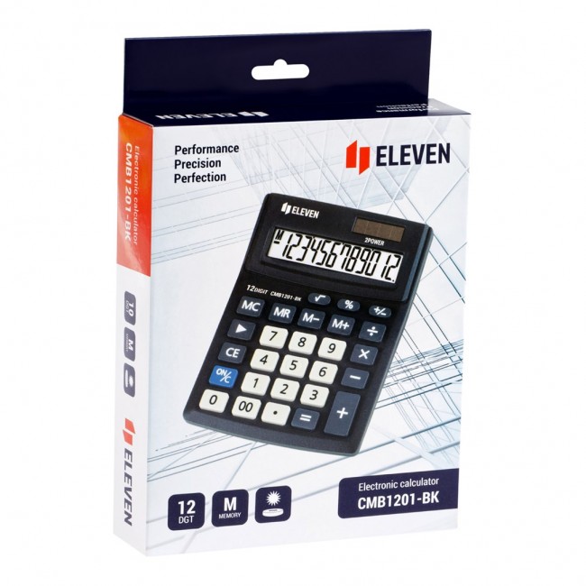 Eleven office calculator CMB1201-BK