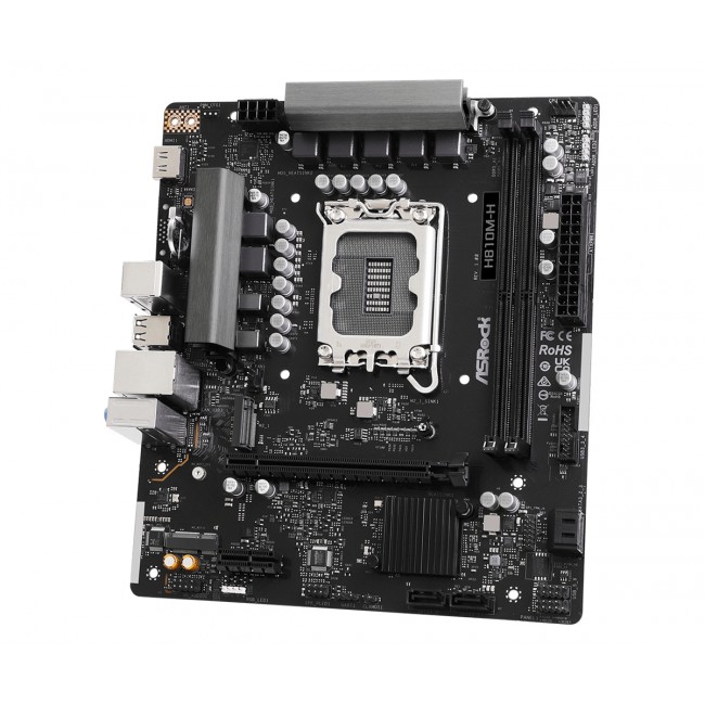 Asrock H810M-H Intel H810 LGA 1851 (Socket V1) micro ATX Asrock H810M-H Intel H810 LGA 1851 (Socket V1) micro ATX