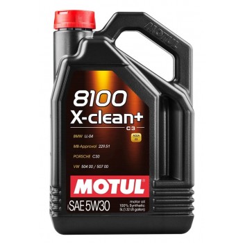 ENGINE OIL MOTUL 8100X-CLEAN+ 5W30 5L