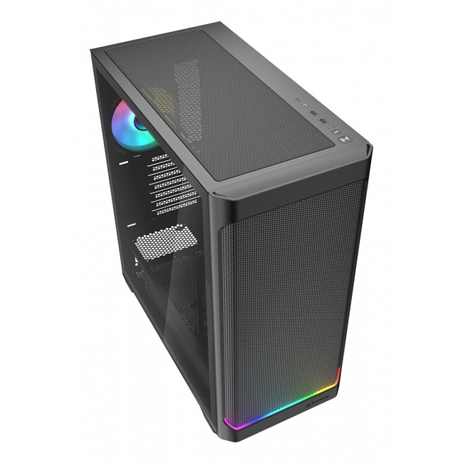 Sharkoon AK4W RGB Strip Midi Tower Black Sharkoon AK4W RGB Strip Midi Tower Black