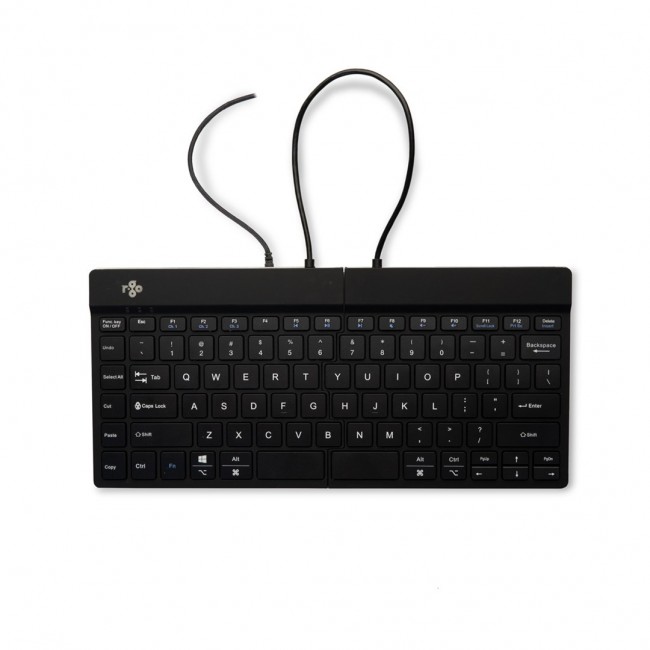 R-Go Tools Ergonomic keyboard R-Go Split Break v2 with break software, ergonomic split keyboard, QWERTY (US), Wired, black