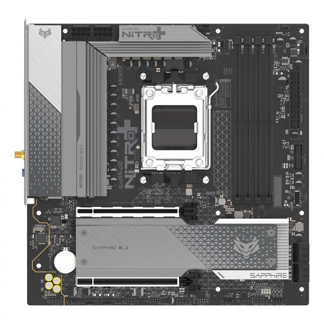 Sapphire NITRO+ B850M WIFI AMD B850 Socket AM5 micro ATX Sapphire NITRO+ B850M WIFI AMD B850 Socket AM5 micro ATX