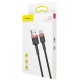 Baseus Cafule USB cable 2 m USB A USB C Black, Red