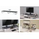 Gembird MS-TABLE2-01 monitor mount / stand Black Desk