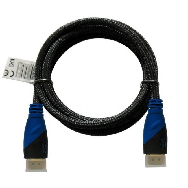 Savio CL-48 HDMI cable 2 m HDMI Type A (Standard) Black,Blue Savio CL-48 HDMI cable 2 m HDMI Type A (Standard) Black,Blue