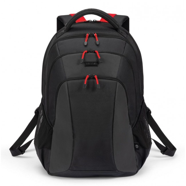 DICOTA D32119-RPET backpack Casual backpack Black, Red Polyester, Recycled polyethylene terephthalate (rPET)