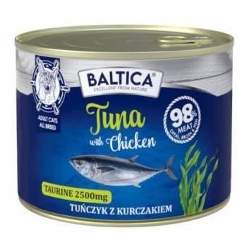 BALTICA Excellent Tuna with chicken - wet cat food - 185g