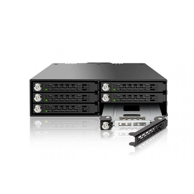 Icy Dock MB996SK-6SB drive bay panel Black