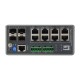 LevelOne TURING 12-Port L3 Lite Managed Gigabit Industrial Switch, 8 PoE Outputs, 240W, 802.3at/af PoE, 4 x SFP, -40 C to 75 C LevelOne TURING 12-Port L3 Lite Managed Gigabit Industrial Switch, 8 PoE Outputs, 240W, 802.3at/af PoE, 4 x SFP, -40 C to 75 C
