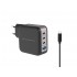 Conceptronic 4-Port 100W GaN USB PD Charger with USB-C Charging Cable, USB-C x 3, USB-A x 1, QC 3.0, PPS