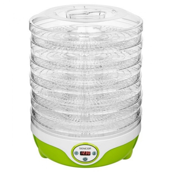 Sencor SFD 851GR food dehydrator Light Green, Transparent 240 W Sencor SFD 851GR food dehydrator Light Green, Transparent 240 W