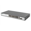 Digitus DN-95343 network switch Unmanaged Fast Ethernet (10/100) Power over Ethernet (PoE) 1U Black, Silver
