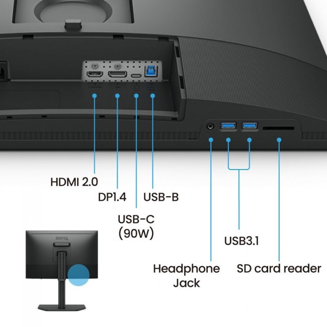 BenQ SW242Q computer monitor 61.2 cm (24.1