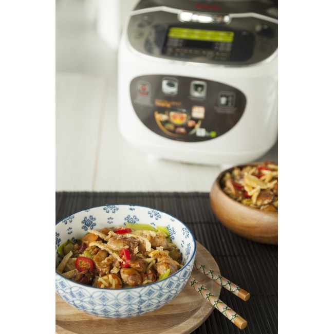 Tefal RK8121 rice cooker 750 W Silver, White