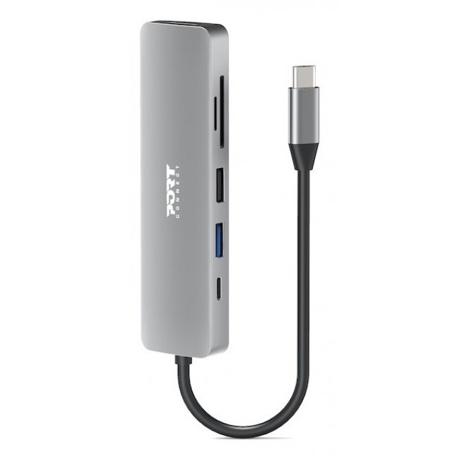 Port Designs 900162 interface hub USB Type-C Silver