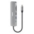 Port Designs 900162 interface hub USB Type-C Silver