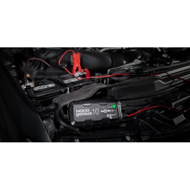 NOCO GENIUS10 EU 10A Battery charger for 6V/12V batteries with maintenance and desulphurisation function NOCO GENIUS10 EU 10A Battery charger for 6V/12V batteries with maintenance and desulphurisation function