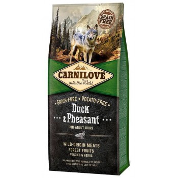 CARNILOVE Adult Duck & Pheasant - dry dog food - 12kg