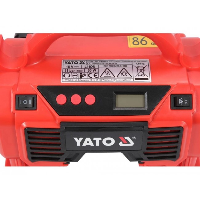 Yato YT-23248 air compressor 60 W 21 l/min Battery Yato YT-23248 air compressor 60 W 21 l/min Battery