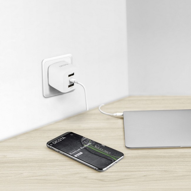 DICOTA D32069 mobile device charger Laptop, Smartphone White AC Fast charging Indoor DICOTA D32069 mobile device charger Laptop, Smartphone White AC Fast charging Indoor