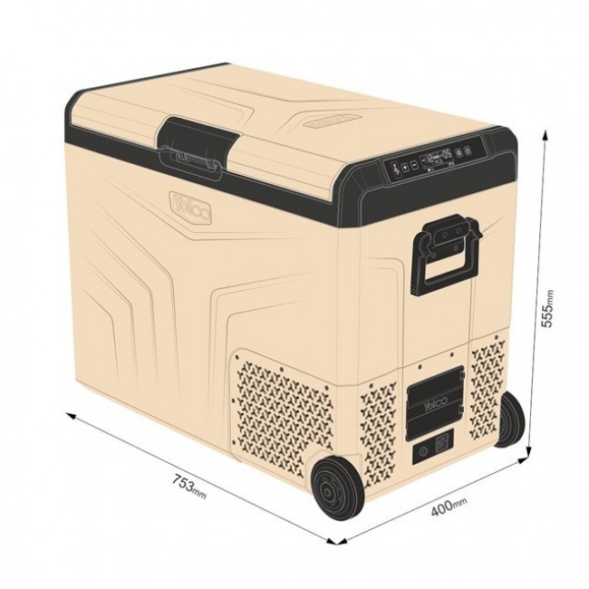 YOLCO TCX60 Sand Portable compressor fridge YOLCO TCX60 Sand Portable compressor fridge