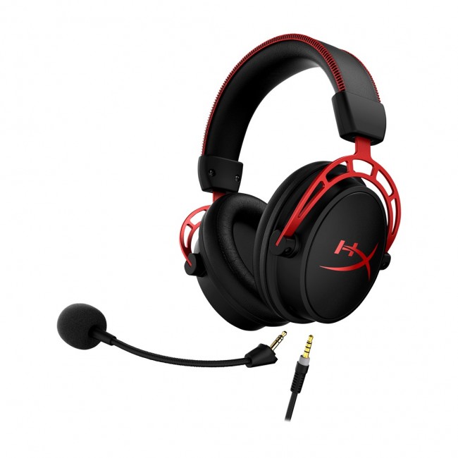 HyperX Cloud Alpha - Gaming Headset (Black-Red) (HX-HSCA-RD/EM) Wired Head-band Black, Red HyperX Cloud Alpha - Gaming Headset (Black-Red) (HX-HSCA-RD/EM) Wired Head-band Black, Red