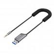 Savio TR-16 Transmitter AUX adapter with hands-free function, Bluetooth 5.3, Google Assistant/Siri Savio TR-16 Transmitter AUX adapter with hands-free function, Bluetooth 5.3, Google Assistant/Siri