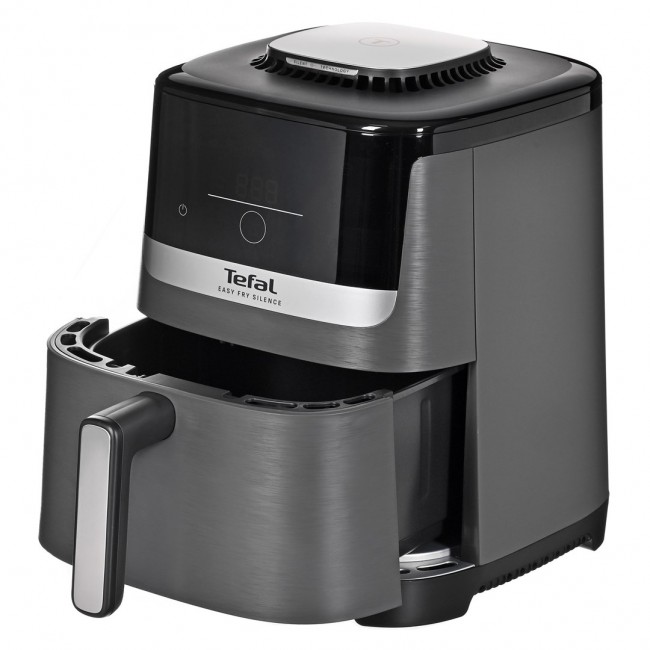 Tefal Easy Fry Silence EY551HE0 fryer Single 5 L Stand-alone Hot air fryer Black, Grey, Stainless steel Tefal Easy Fry Silence EY551HE0 fryer Single 5 L Stand-alone Hot air fryer Black, Grey, Stainless steel