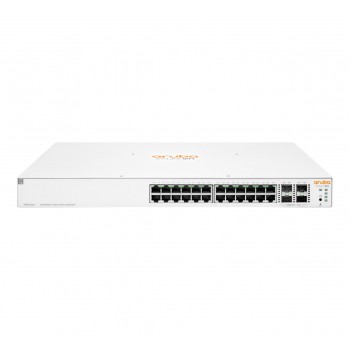 HPE Aruba Networking Instant On 1930 24G Class4 PoE 4SFP/SFP+ 370W Managed L2+ Gigabit Ethernet (10/100/1000) Power over Ethernet (PoE) 1U White