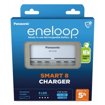 Battery charger PANASONIC Eneloop Smart 8 BQ-CC63 (BQ-CC63E ERP)