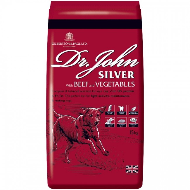 DR JOHN Silver Beef - dry dog food - 15kg