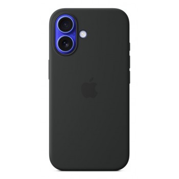 Apple iPhone 16 Silicone Case with MagSafe - Black