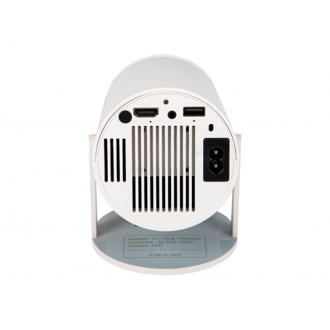 BLOW AndroidTV HD Cinema WHITE Portable Projector