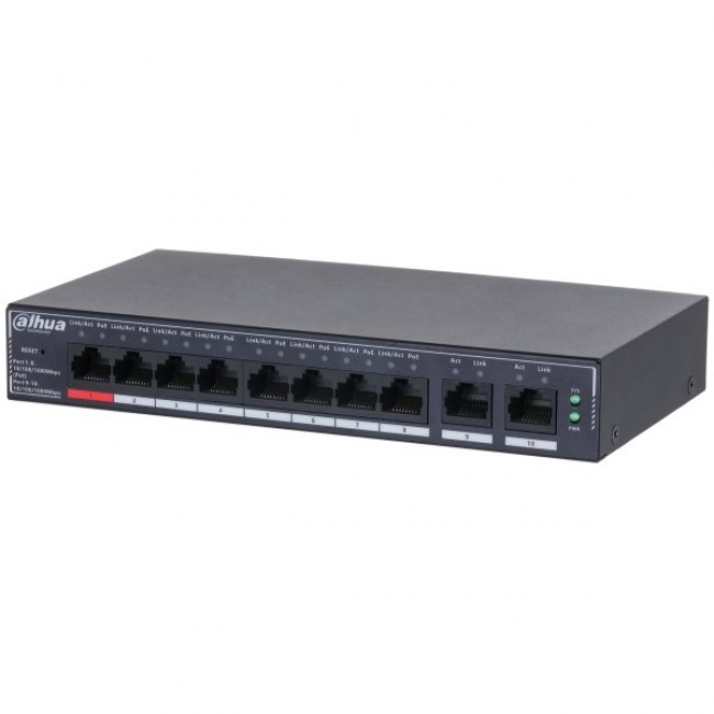 Dahua Technology SG4010P network switch Managed L2 Gigabit Ethernet (10/100/1000) Power over Ethernet (PoE) Black