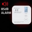 Qoltec 52577 Wireless Carbon monoxide (CO) sensor with battery | sensor service life 10 years | alarm 85dB | LED Qoltec 52577 Wireless Carbon monoxide (CO) sensor with battery | sensor service life 10 years | alarm 85dB | LED
