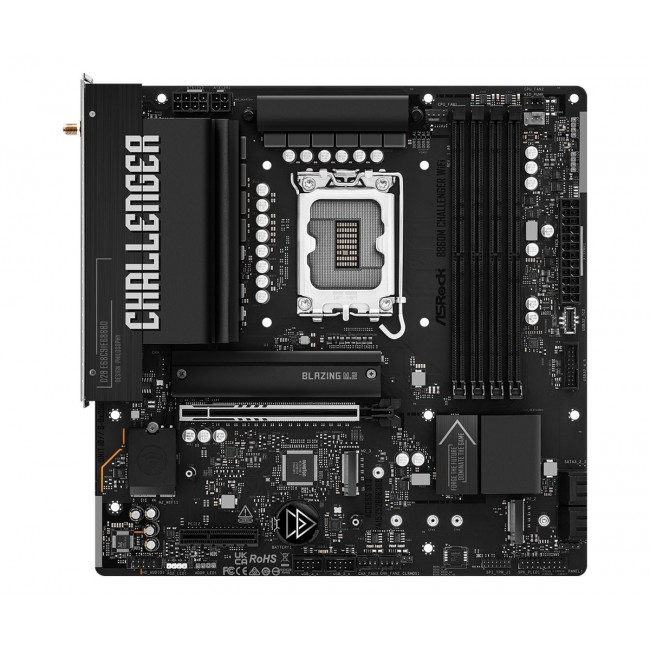 Asrock B860M Challenger WiFi Intel B860 LGA 1851 (Socket V1) micro ATX