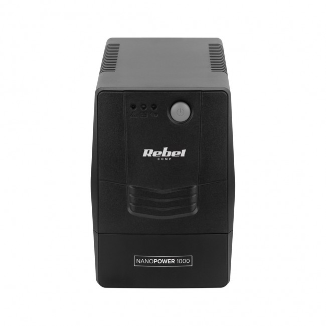 REBEL UPS Nanopower 1000 uninterruptible power supply (UPS) Line-Interactive 1000 VA 600 W 2 AC outlet(s) REBEL UPS Nanopower 1000 uninterruptible power supply (UPS) Line-Interactive 1000 VA 600 W 2 AC outlet(s)