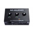 M-AUDIO M-Track Solo USB Audio interface Crystal preamplifier 16 bit 48 kHz Black