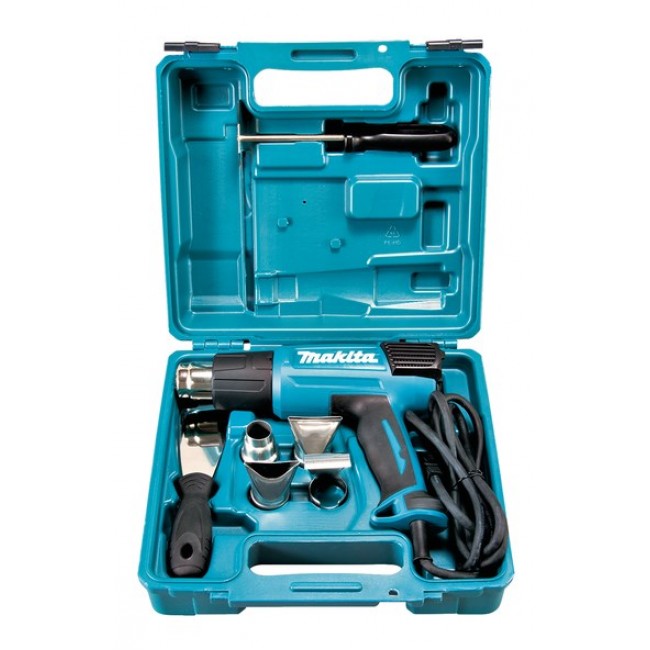 Makita HG6031VK heat gun 500 l/min 600 C 1800 W Black, Blue